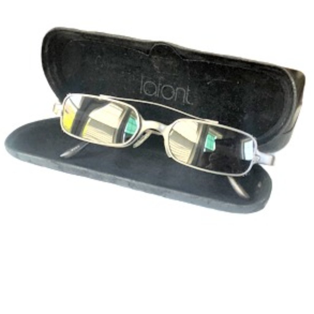 Designer Glasses With Sunglass Attachment